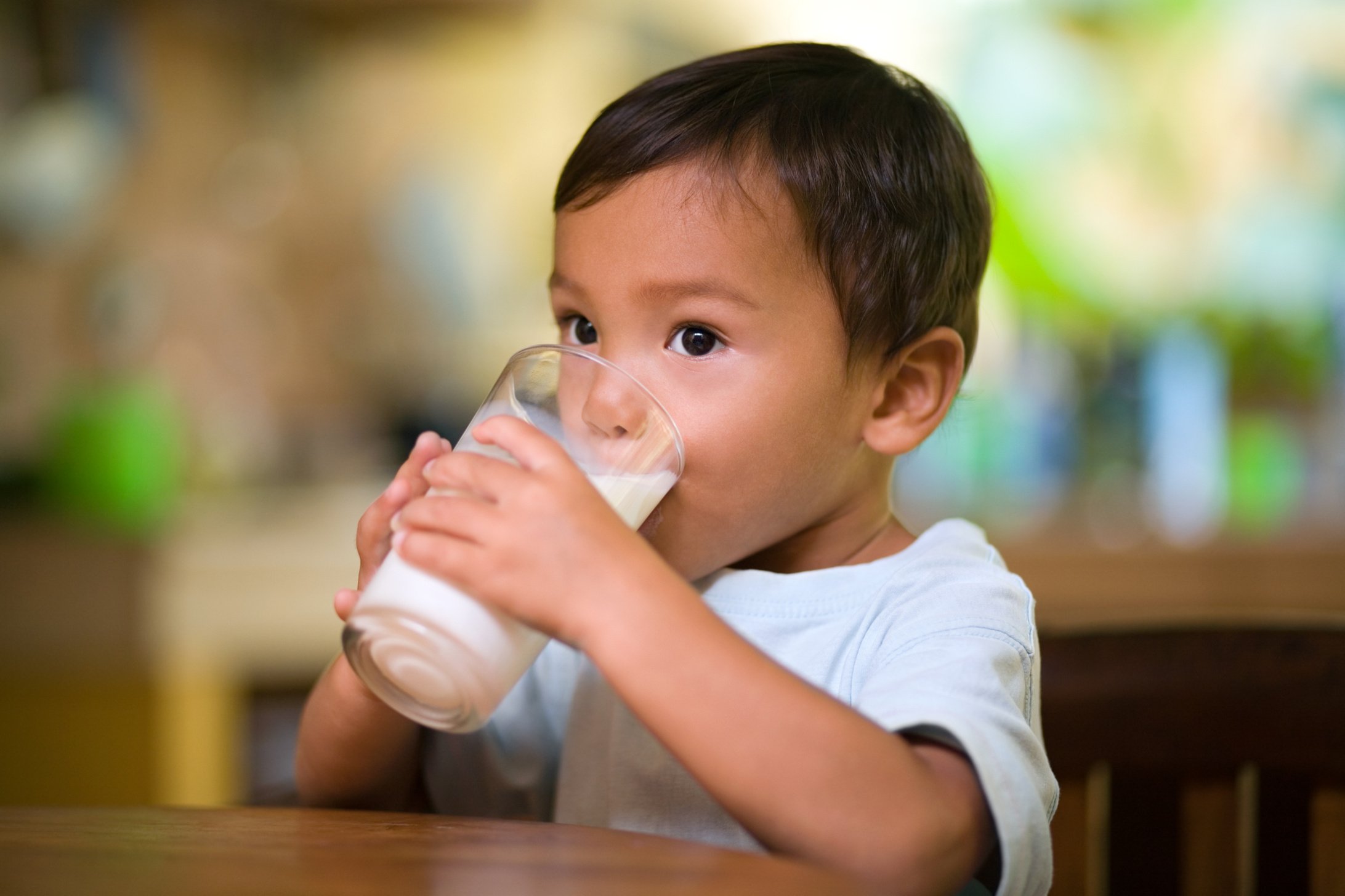 Baby drinking milk